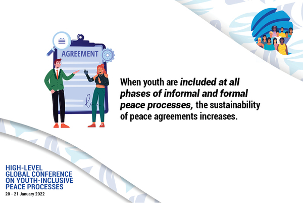 UNGeneva's tweet photo. It’s time we meaningfully engaged youth in discussions about their future.

Join us in urging world leaders 🌎 to better implement the #Youth4Peace agenda at the upcoming #YPSConference ✊

Mark your calendars for 20-21 Jan 🗓️ &amp; learn more 🔗 https://t.co/AYfAGbEOHC https://t.co/gmKchVyd7L