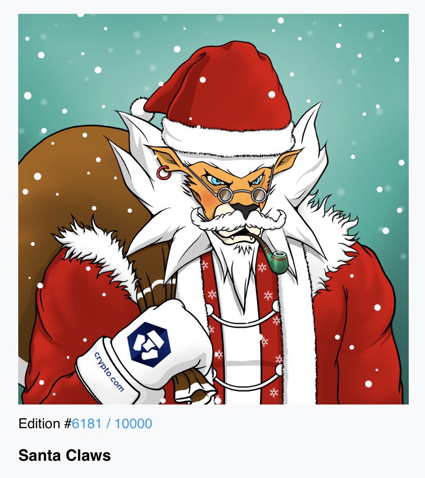 Tfnxam's tweet photo. #LionFam #LoadedLions #CRO 
Special Xmas gift this season .. many thanks 😊🎄

Santa Claws #6181 https://t.co/XCr8hmNNbW