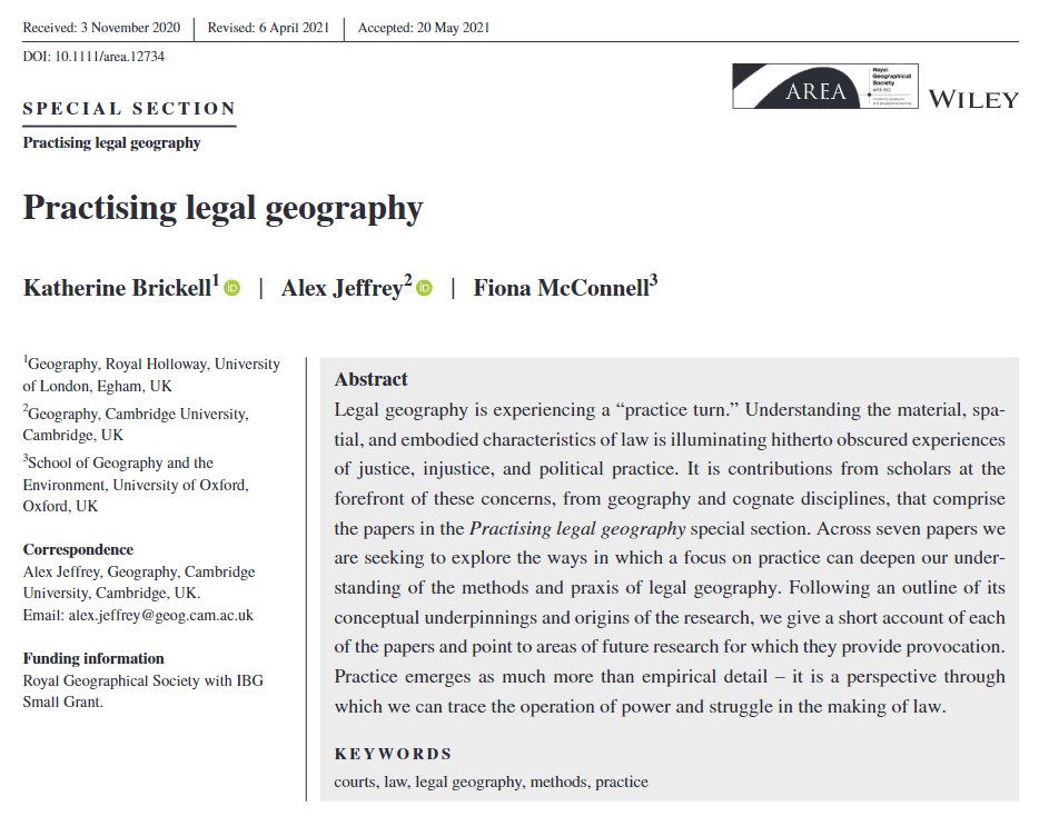 Legal Geography CRN 35 Law & Society Association (LegalGeoLSA) Twitter