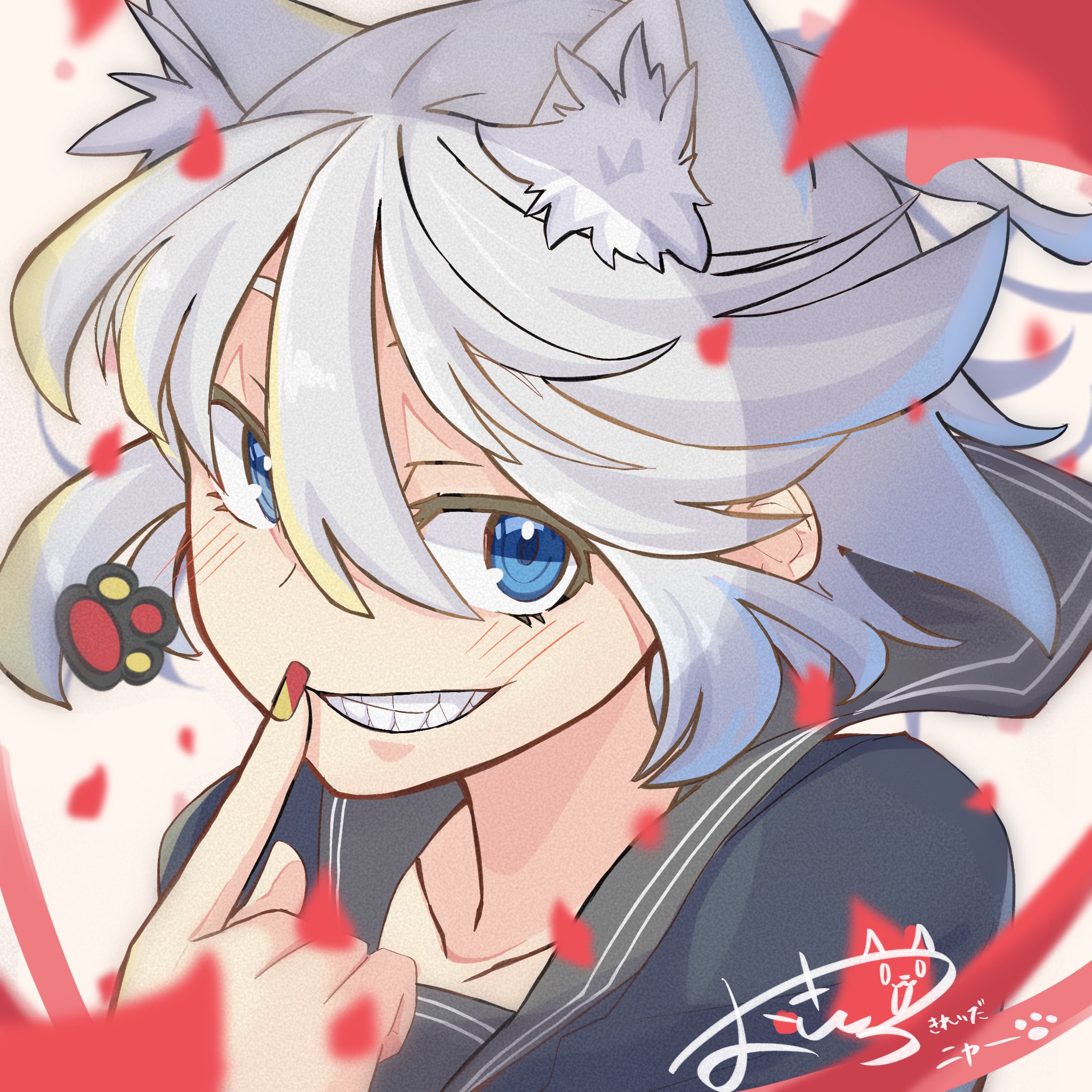 Twitter 上的 おきひろ 自称神絵師 先輩のイラスト塗りました 結構可愛く仕上がった 猫耳セーラー6 ねこみみセーラー服 オリキャラ アイコンに使いたい方どうぞ T Co Wuewnddwpe Twitter