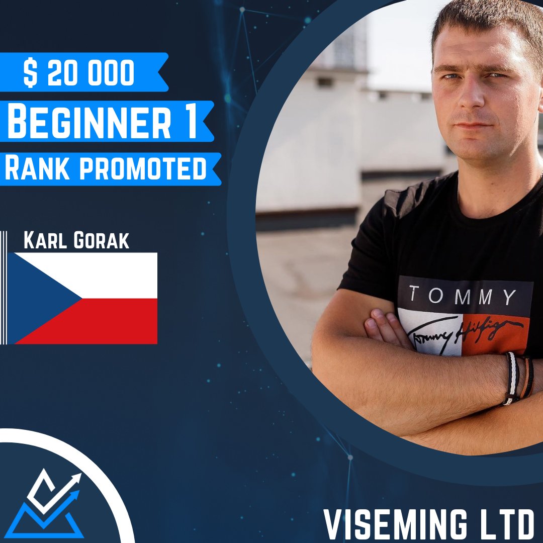 viseming's tweet photo. Congratulations to VISEMING LTD partner on reaching a new rank! https://t.co/w8j1yH8Had