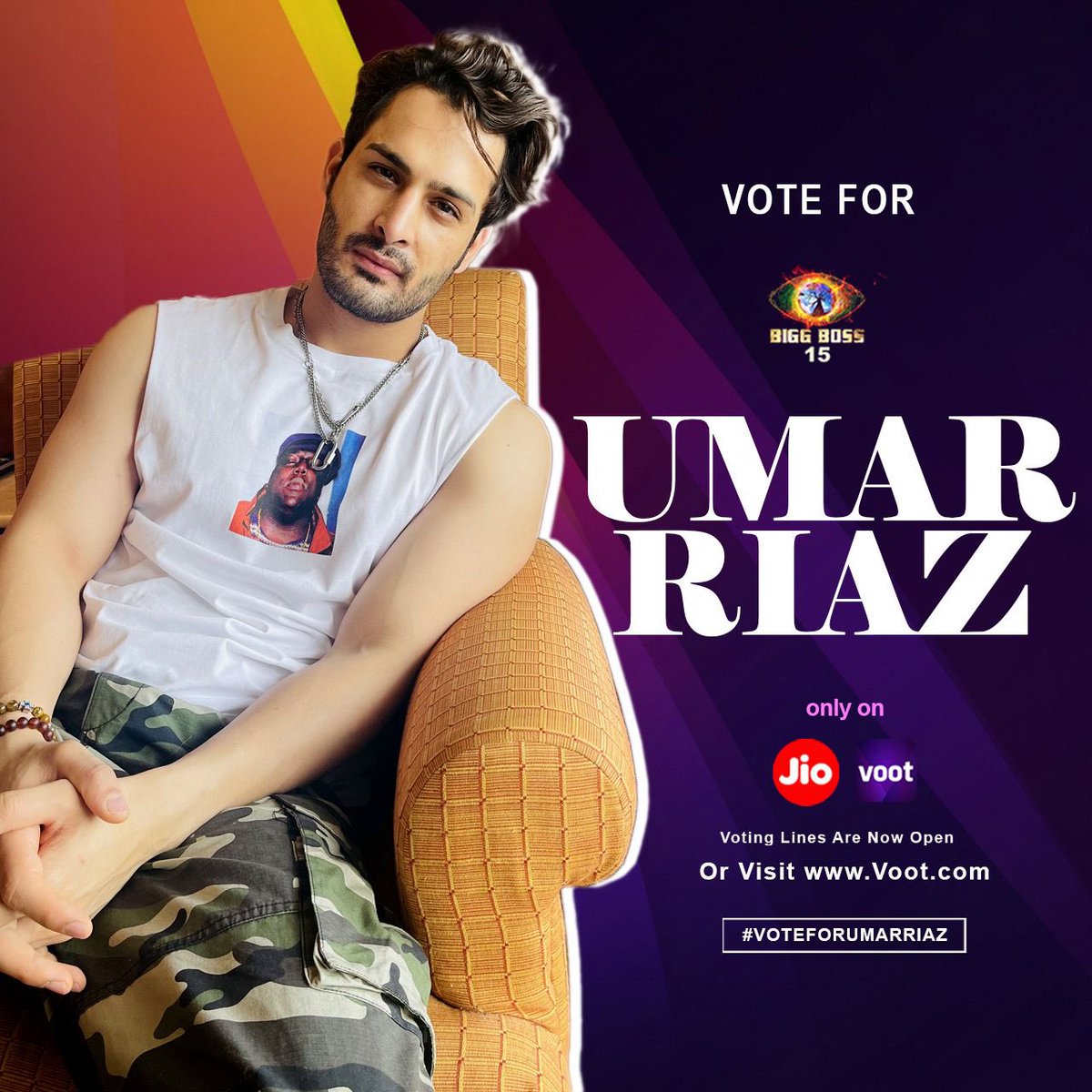 realumarriaz's tweet photo. He who has proved himself since day 1 of the show. May it be in tasks, in friendship, on keeping his words. #UmarRiaz has never backed off from his words and from entertaining everyone. ♥️ So please vote for #UmarRiaz on @vootselect app or link in bio to vote. 🗳
#UmarArmy https://t.co/FQzH8a1OnZ