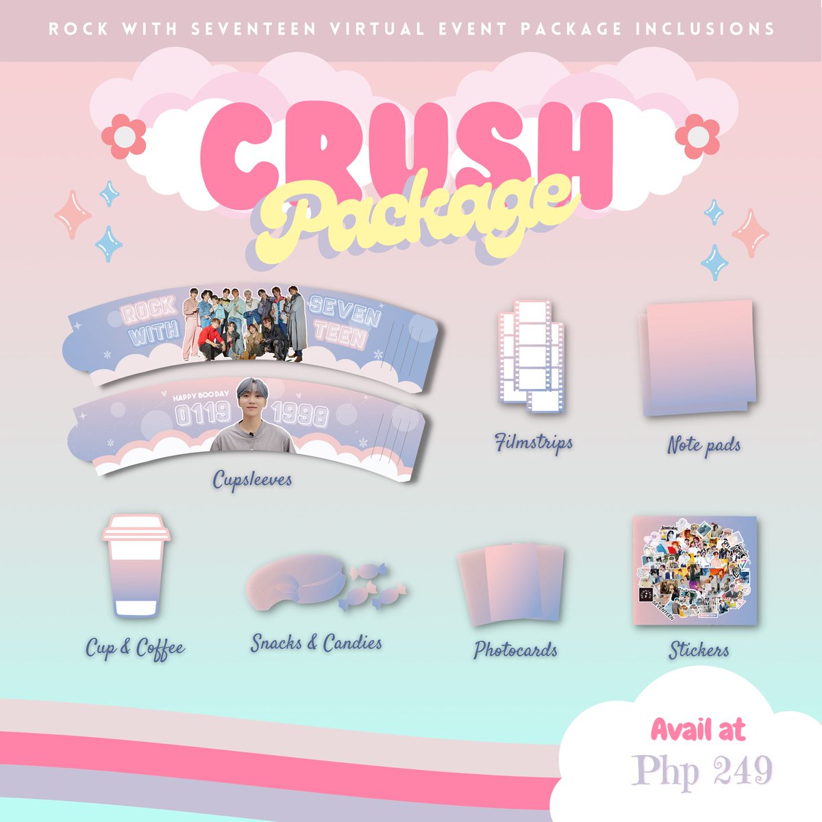 _RockWithSVT's tweet photo. You can find the inclusions in the photos below. https://t.co/To9GHVg8ws