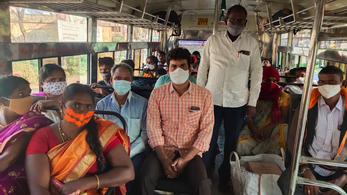 dmspltsrtc's tweet photo. @TSRTCHQ @tsrtcmdoffice Travelled in sathupalli depot bus from sathupalli to kalluru and interacted with the passengers #TSRTCBusDay#IChooseTSRTC https://t.co/BUchlQgnvu