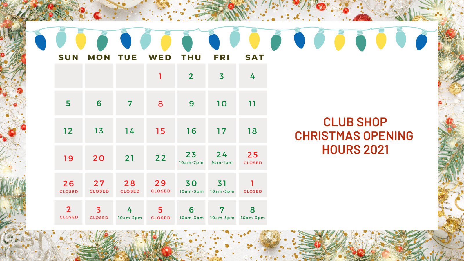 The Posh Club Shop on Twitter: "Updated opening hours due to the game being  cancelled Boxing Day! ⚽️💙🎄🎅🏼 https://t.co/5ctEDgEhB3" / Twitter