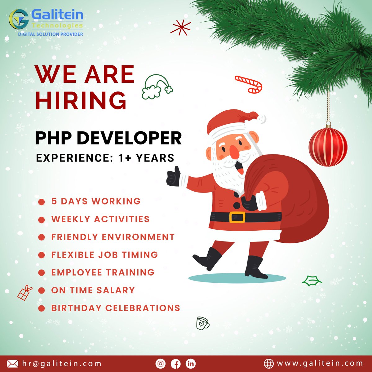 We are hiring PHP developer ! 

#php #laravel #symfony #jobhiring #gujaratjobs #ahmedabaditjobs #ahmedabadjobs #phpdeveloper #seniorphpdeveloper #phpjobs #phpdevelopers #symphony #laravelphp #codeigniter #yii #cakephp #zend #Symfonydeveloper #phphiring