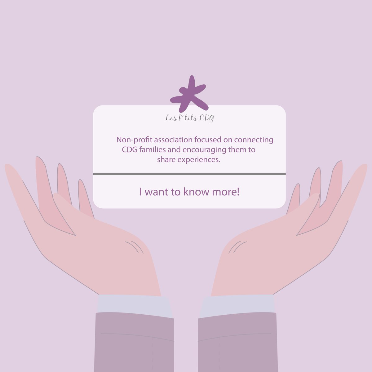 worldCDG's tweet photo. #CDGCommunity
Today's highlight goes to Les Ptits CDG, a non-profit association working for and with families affected by the syndrome CDG. 💜
More information about CDG Community:
👉https://t.co/9TLZuPASqY https://t.co/jQG0Lwsuic