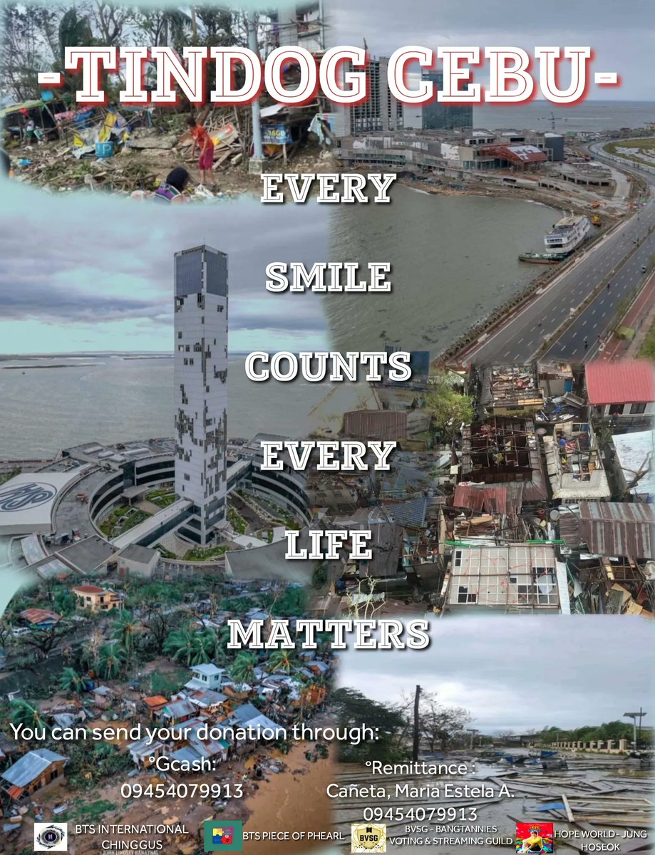 BVSG_PH's tweet photo. CALL FOR DONATIONS!
We are knocking on your generous hearts! All raised funds will go to the affected families in Cebu. Any amount will be greatly appreciated 🙏💜 Please help us reach more people by like and RT
#OdettePH #TindogCebu #CallForDonations https://t.co/dWXAcIWUYY