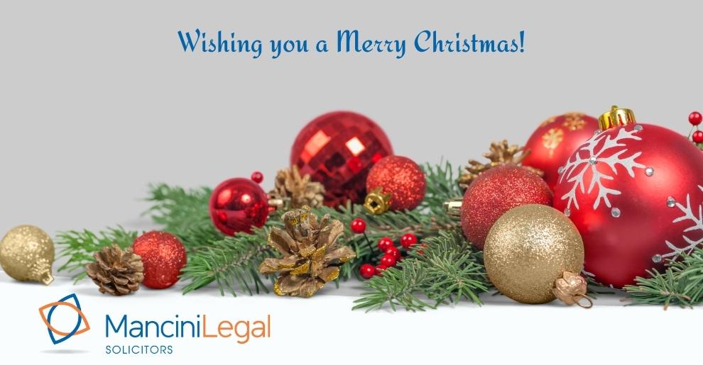 Merry Christmas to our clients, colleagues, friends, and loved ones!

We close today at 1 pm and will reopen at 9 am on 4 Jan. If you need to contact us, call 01403 337337 and leave a message. We'll get back to you as soon as we can.  #Christmas2021 #Christmas #holidays #lawfirm