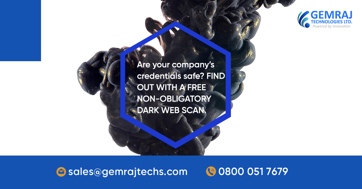 Gemrajtechs's tweet photo. Our FREE Dark Web scan detects compromised credentials in real-time and alerts you right away if they've been compromised before they're used for identity theft, data breaches, or other crimes. 

Get in touch with our team today. 

#GTL #darkweb #darkwebscan #itrisks https://t.co/yMmanwAluI