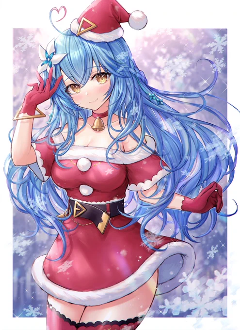 ラミィサンタと雪の花❄
#LamyArt 