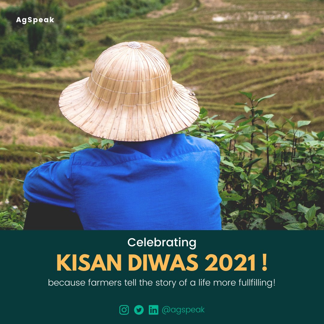 AgSpert's tweet photo. Happiest are the ones who dedicate a lifetime of service towards others, and today we celebrate lessons of a fulfilling life that one such community teaches us. HAPPY KISAN DIWAS 2021🌱

#kisandiwas2021 
#FarmersDay https://t.co/kxQA0d4Gz7
