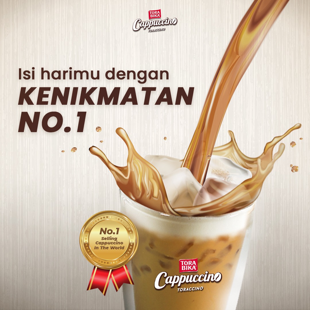 Biar lebih semangat menjalankan aktivitas sehari-hari perlu diisi dengan kenikmatan yang NO. 1!
Gimana nih Frens, sudah ngopi bareng Torabika Cappuccino hari ini?

#No1CappuccinoInTheWorld #TorabikaCappuccino