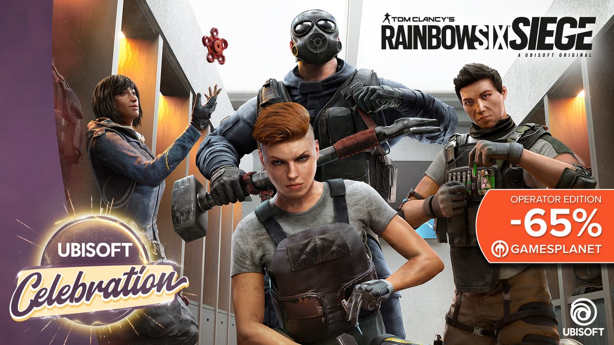 gamesplanet_com's tweet photo. Alle 48 Stunden ein besonderer #UbisoftCelebration-Deal. Heute spart ihr beim Kauf der Operator Edition von #RainbowSixSiege 65%! Sie enthält das Game, alle Karten, alle Modi und 38 Operator aus den Jahren 1 bis 5.
🔥 https://t.co/EMoPE3LDLW
#tomclancy #rsix #rsixsiege https://t.co/5IStRzOWXD