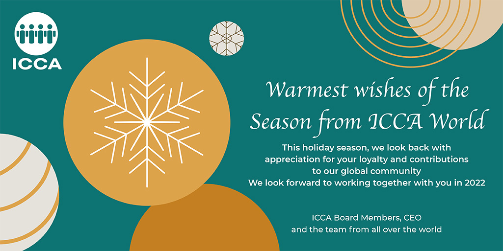 Warmest wishes of the Season!🌟🌟🌟
Wishing you a bright 2022 from your friends at #ICCAWorld