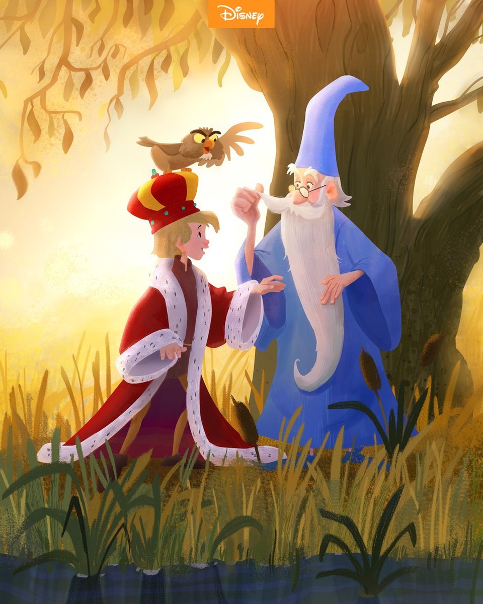 DisneySpain's tweet photo. Hoy hace 58 años que conocimos a este mágico mentor. 

¡Feliz aniversario a 'Merlín, El Encantador'! ✨ https://t.co/jJUNc0n3nf