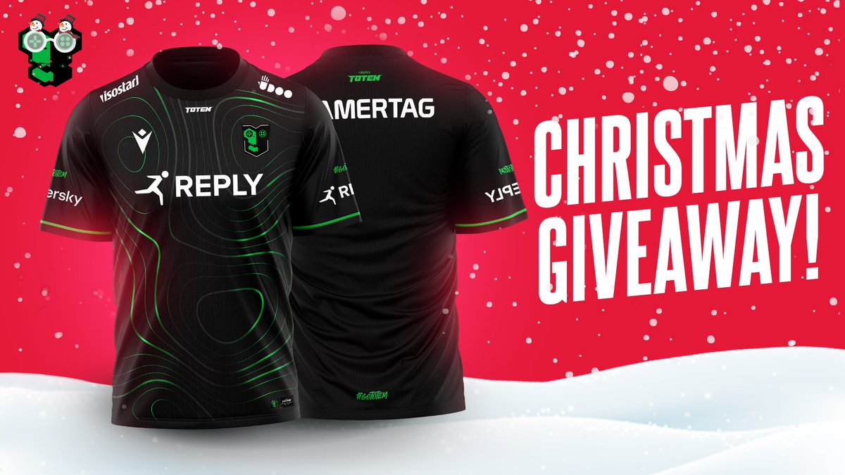 Santa Claus is in town and he wants to giveaway a Reply Totem 2022 Pro Jersey!

What you need to do in order to be eligible for it is to:
❤️ like the post
🔁 retweet it
👥 tag two friends

🗓️ The giveaway is ending on December 30, 2021 at 12:00 CET

#GoTotem