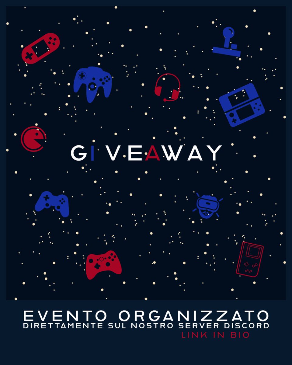 AllLiGamers's tweet photo. 🔴GIVEAWAY 𝘼𝙇𝙇 𝙇𝙄𝙏𝙏𝙇𝙀 𝙂𝘼𝙈𝙀𝙍𝙎🔵
info: https://t.co/wZ3KxHlZ5v

#Giveaway #twitch #twitchstreamer #twitchstreaming #Discord #community #gaming #gamer #gamergirl #Italy https://t.co/bJYTPPwQFe