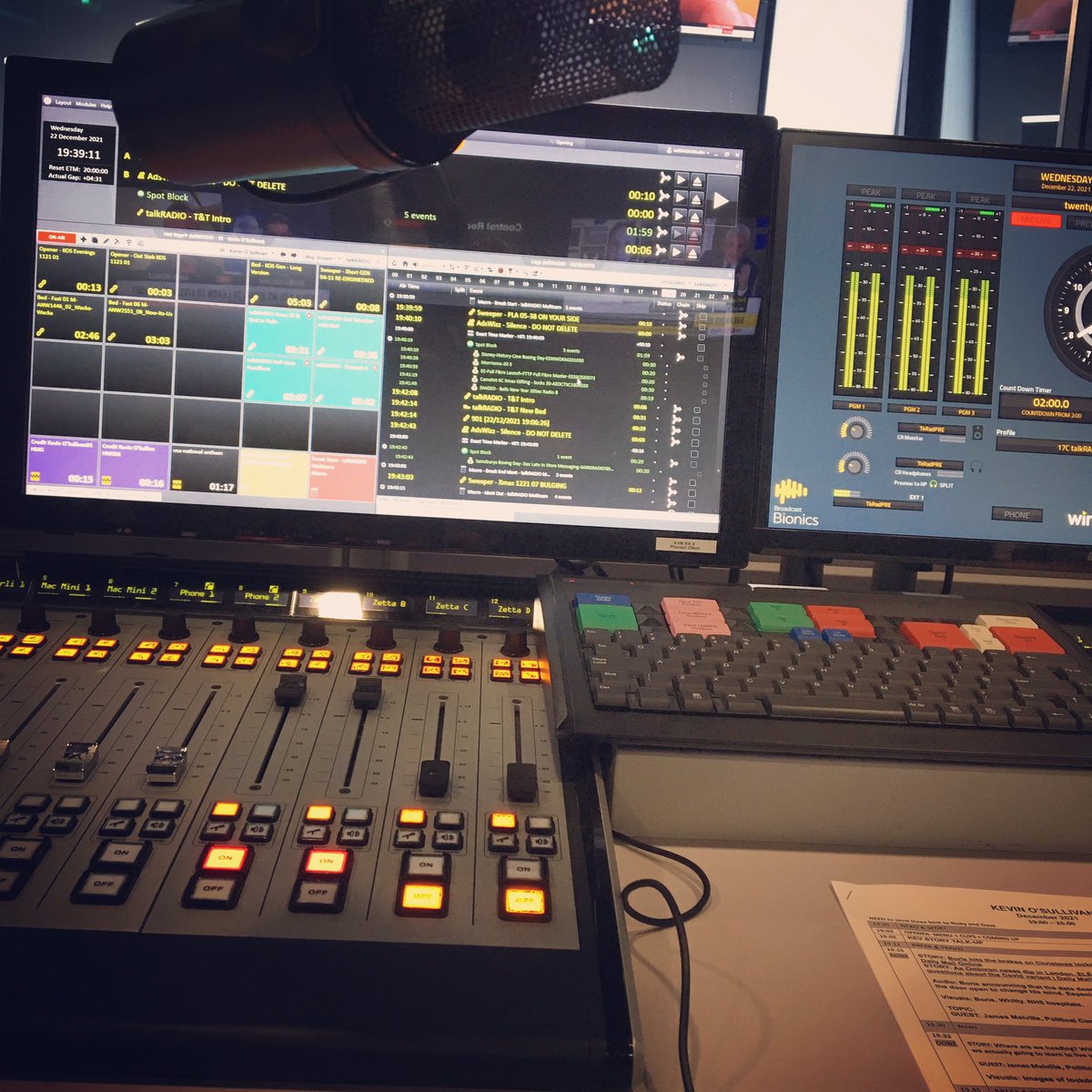 JackMcMillan12's tweet photo. Someone thought it would be a good idea to leave me in charge of a national radio stationβ¦β¦..
Iβve not been fired yet so Iβll take that as a good sign!
#radio #audio #sendforhelp https://t.co/ChcbeRN9ff