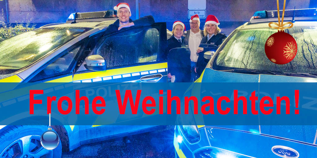 Wir wünschen unsern Fans und Followern ein frohes Weihnachtsfest und ein paar besinnliche Tage. Herzlichen Dank für alle Kommentare, Likes, Anregungen, Hinweise oder Kritik in den vergangenen Monaten!  
👮 Die Pressestelle der Kreispolizeibehörde Märkischer Kreis 
#PolizeiMK