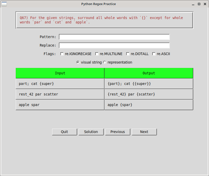 learn_byexample's tweet image. Day 2⃣3⃣
Python Regex Exercise 1⃣

#learnbyexample #25DaysOfRegex 🐍