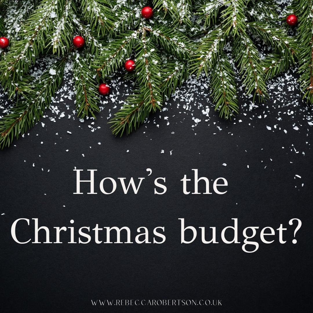Dare I ask how the ol Christmas budget is? Did you stay on track or get lost in the hype? Do you even budget for Christmas or is it the one time of the year that you don't? 

Let me know in the comments 😱💰🎄