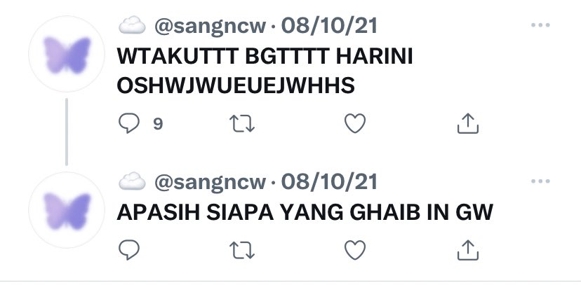sangncw's tweet photo. muncul bentar kesini wkwkk gw sampe skrg juga gatau salah apa sampe sampe itu semua ghaib repnya https://t.co/tqg81HRijH