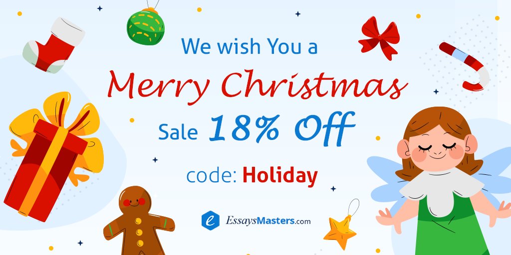 essays_masters's tweet photo. Wishing You a Merry Christmas! Don't lose a unique opportunity to take advantage of a discount to order your paper by https://t.co/chruM2Feo2: https://t.co/L1AjVeQz2s https://t.co/W2s27m5FB2