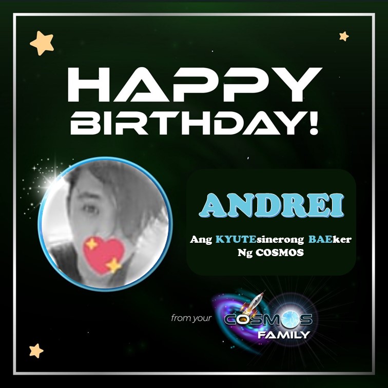 cosmos_fam's tweet photo. Happy Birthday our dearest @DReiiiCee! 🎉🎉🎉

We wish you good health and all the happiness in this world! Your #COSMOSFam loves you Blue heartWhite heart https://t.co/nWz60xHpNg