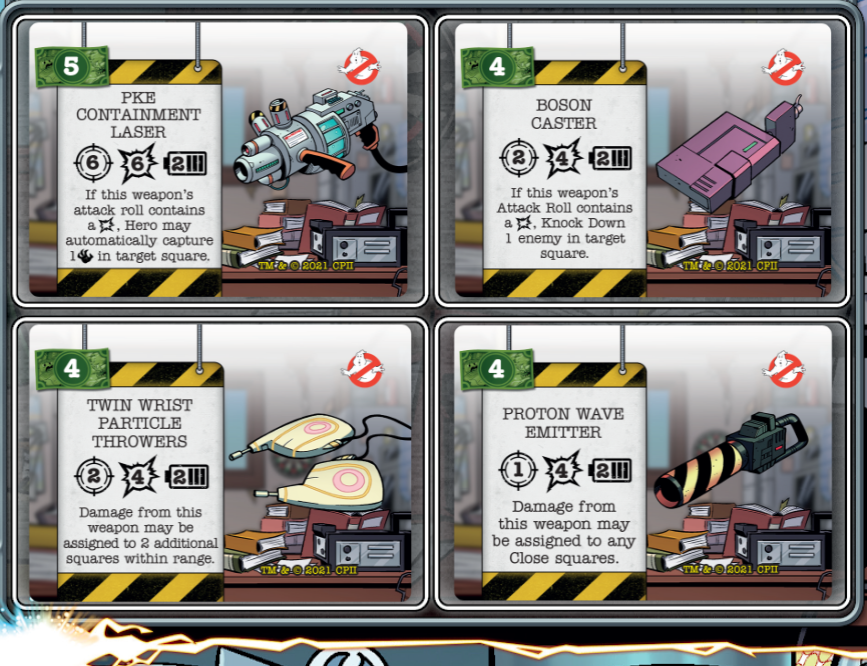 You've got about five seconds before the Ecto-Terrestrials bust through the door. Which piece of gear are you reaching for? 👻 

#Ghostbusters #BoardGames