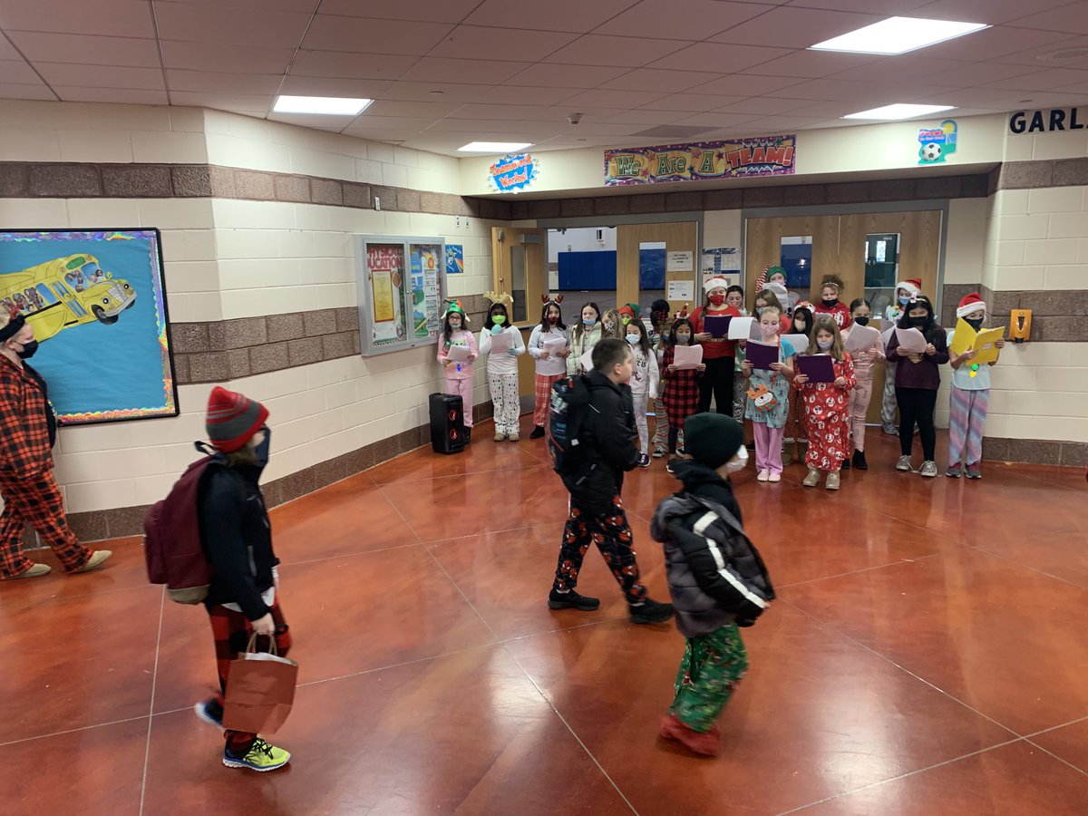 JTDS Chorus Club welcoming our staff and students this morning