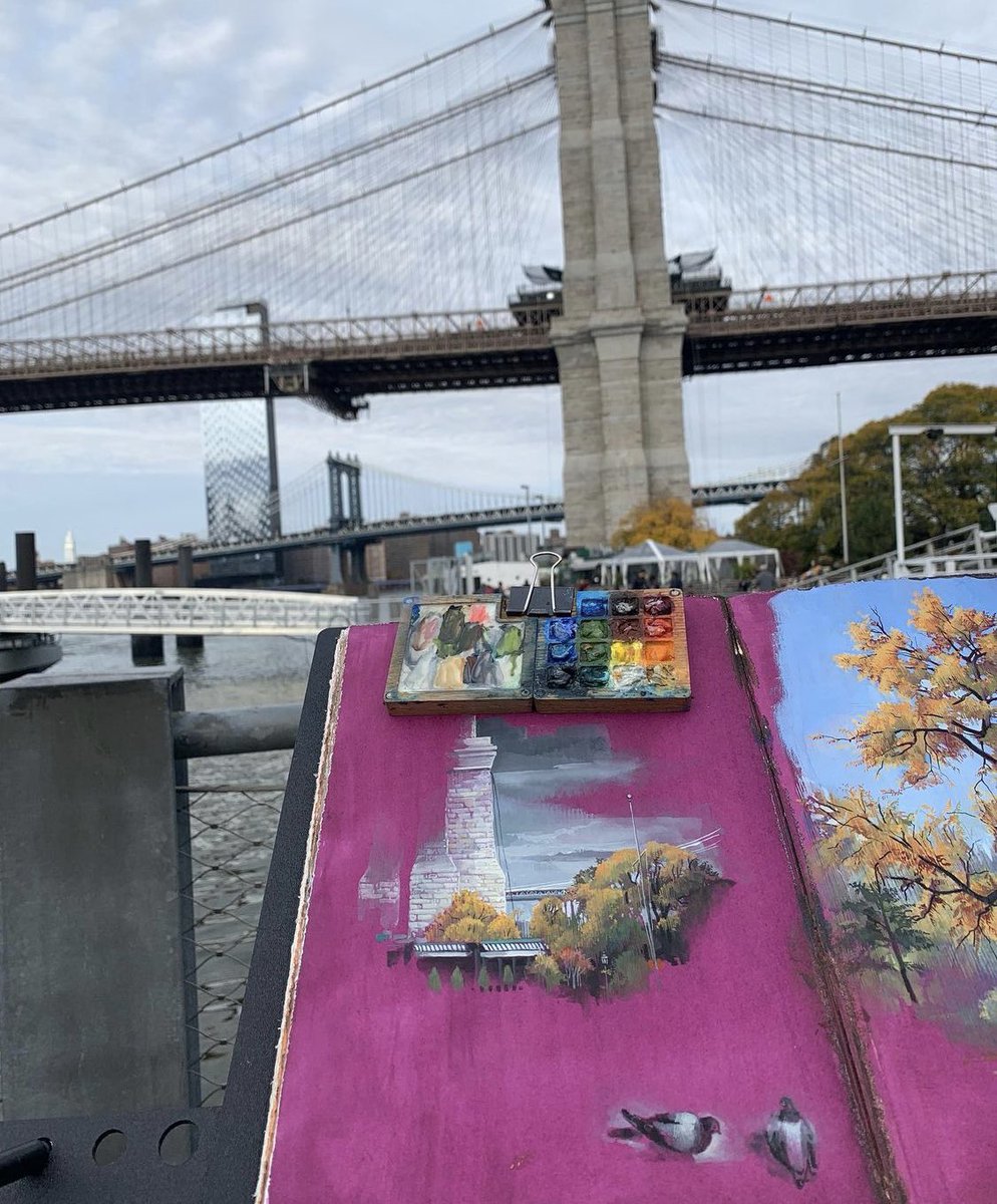 #sketchbookNFT - send a DM for details, Brooklyn Bridge page - #nftcollector, #NFTCommunities, #nftworld, #nftcommunity, #sketchbook, #sketchbookart