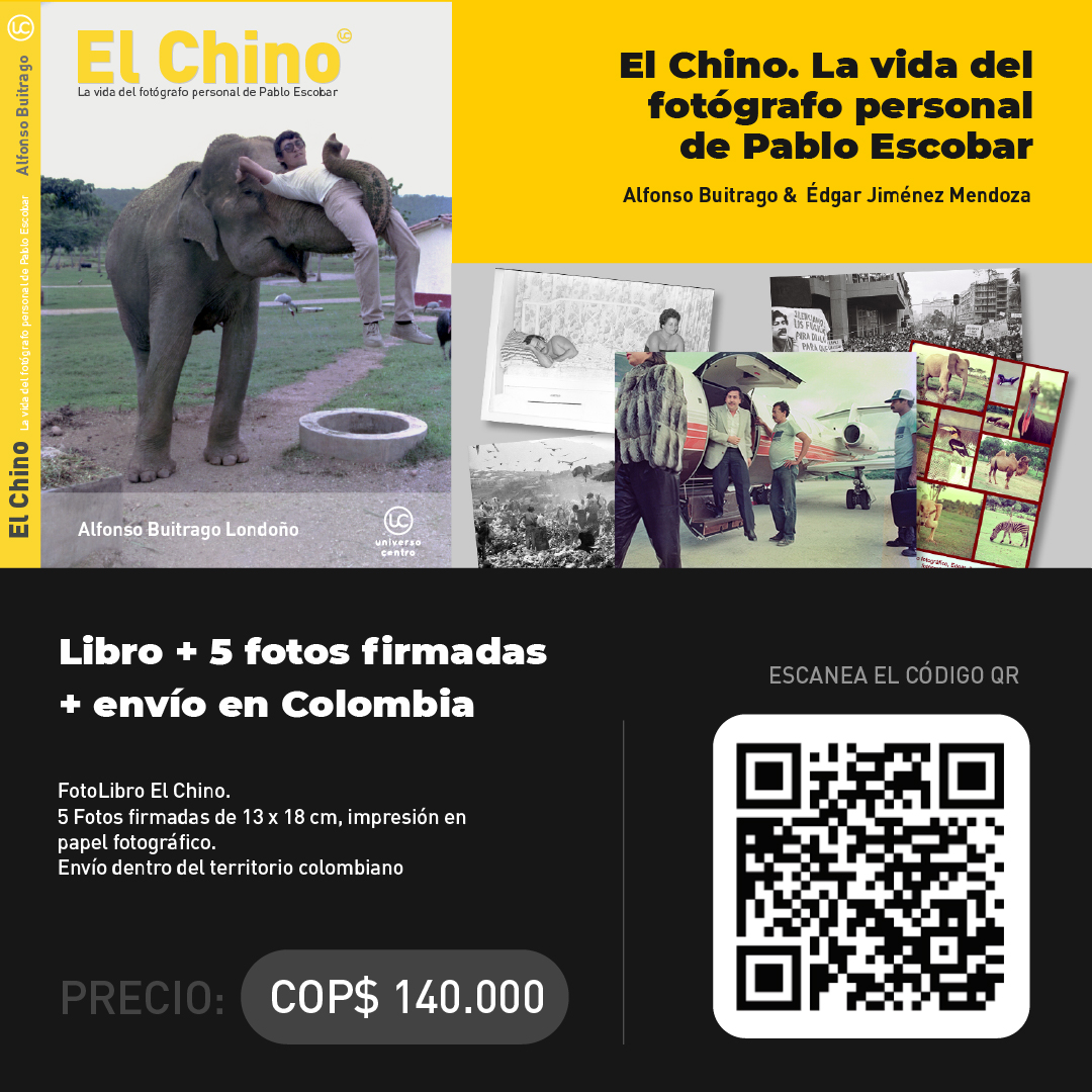 narcoslab's tweet photo. Estamos en la última semana de preventa del fotolibro "El chino, el fotógrafo personal de Pablo Escobar". Tenemos varias recompensas para adquirir el libro y fotografías seleccionadas, numerados y firmados por sus autores. https://t.co/uuBe4l5cUr