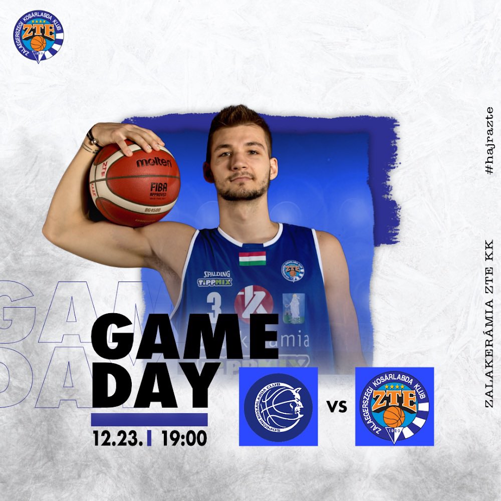 NB1/A Alapszakasz 1️⃣3️⃣. forduló 🔵⚪️
🏀 @sopronkc - <a href="/zte_kk/">Zalakerámia ZTE KK</a> 
🏢 Sopron, Novomatic Aréna
⏱ 1️⃣9️⃣: 0️⃣0️⃣

Hajrá Fiúk! 💪🏻

<a href="/zte_kk/">Zalakerámia ZTE KK</a>