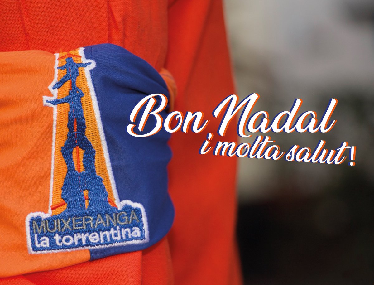 MLaTorrentina's tweet photo. Arribat  este moment, només podem desitjar-vos moltíssima salut! Bones Festes i cuideu-se molt! 💙🧡 https://t.co/KE8pkisufW