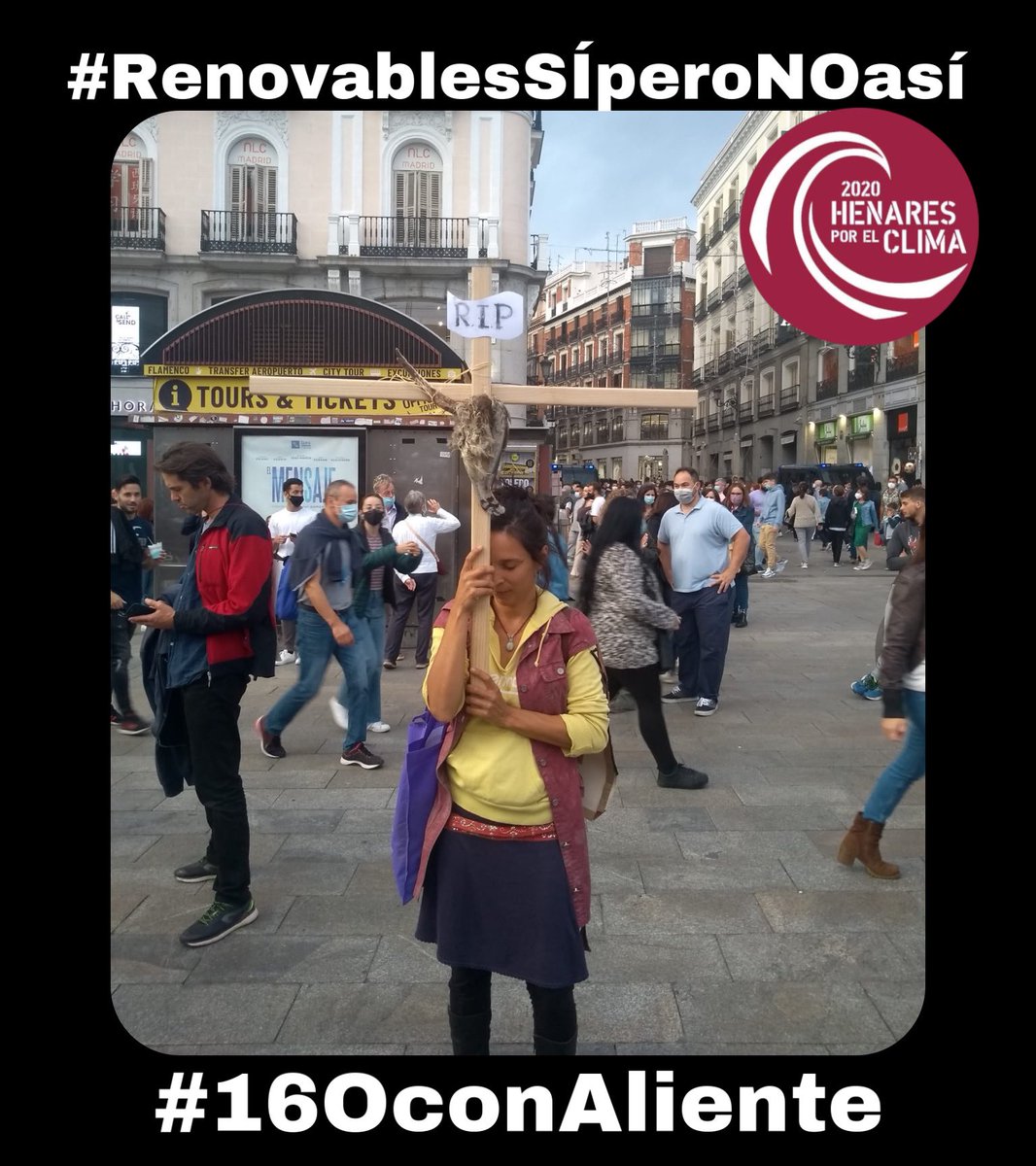 henaresxelclima's tweet photo. Más fotos📷 de la manifestación #16oconaliente ✊🏽en la que participamos junto a lxs compas de @EcologistasAlc1 ✊🏽

“RIP⚰️”

Este pasado lunes, nuevo récord histórico📈 en la factura eléctrica 💸. Te están robando, manipulan los precios a su gusto,
(1/2) https://t.co/7yx1ZPuX9v
