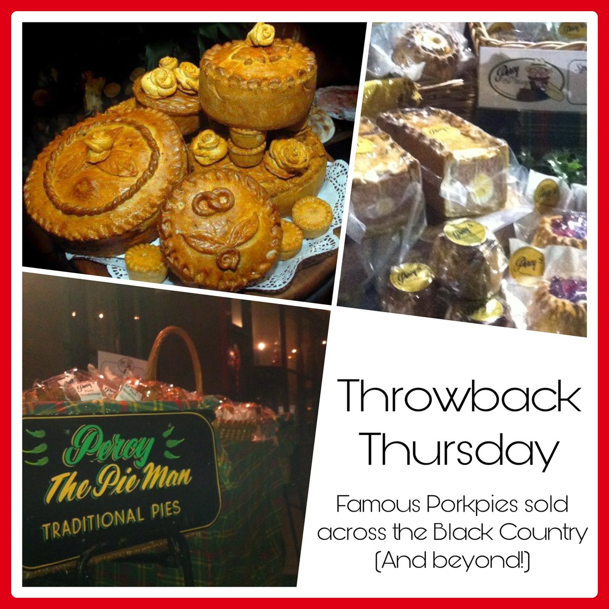 It’s the time of year for #porkpies #throwbackthursday - Years ago we traveled the country to #christmasfayres with our pies @worcvicfayre @ntshugborough @bclivingmuseum @astonhallbmt to name a few it was great festive fun, but pushing heavy bicycles on cobbled streets was hard!