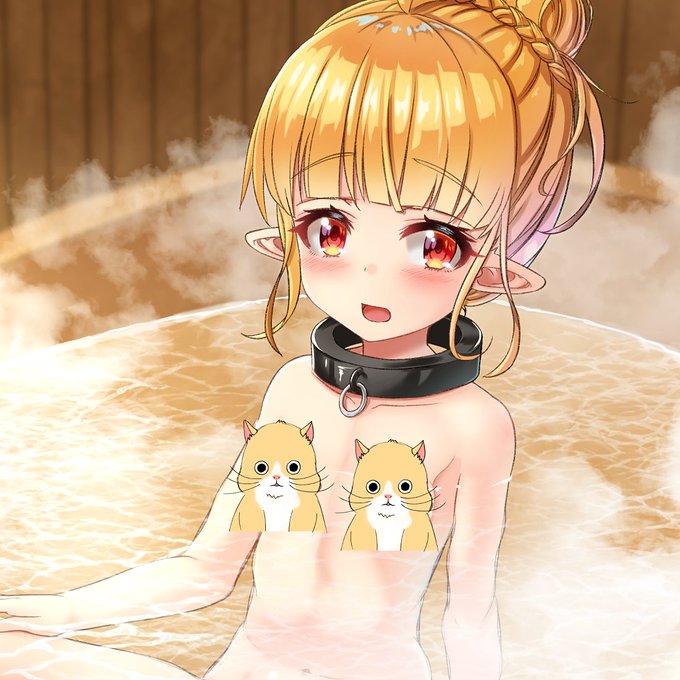 お風呂イベント絵色塗ったよ～
全体図&ゲスハムなしバージョンは後日
ci-enにて～ 