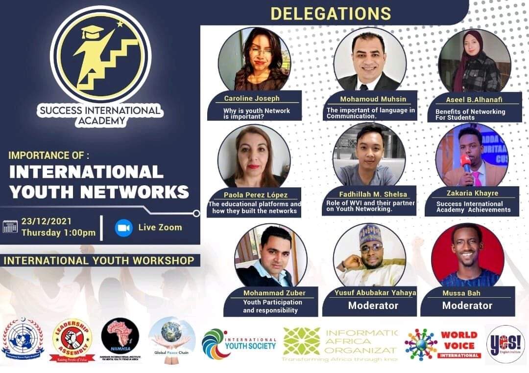 Mahmoudmmm80's tweet photo. WOrld Voice International and SIA invites you to an International youth workshop about "Importance of International youth Networks" Register and complete this form to become a guest member... click this link👇👇👇

https://t.co/YS65udIXXQ https://t.co/mTt6cRqjqP