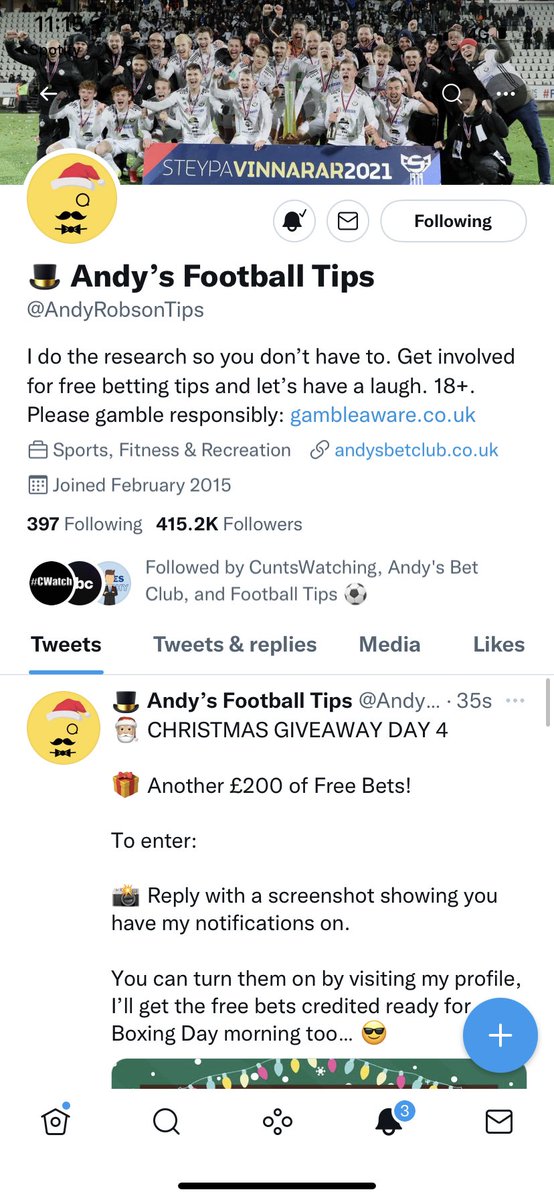 robwar123's tweet photo. @AndyRobsonTips https://t.co/6bIZqoaX8C