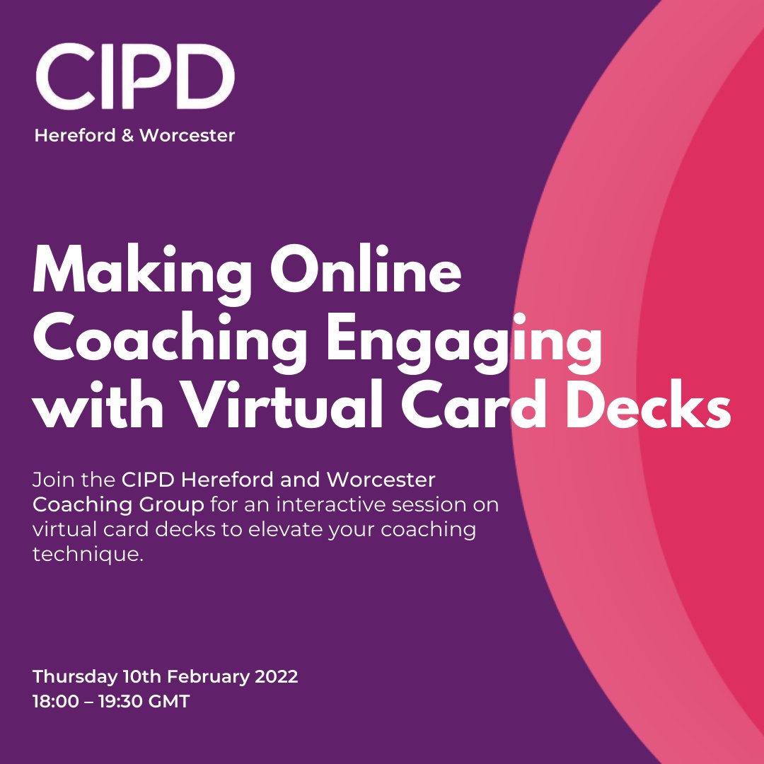 Cipd_Here_Worcs's tweet photo. Another NEW Event Announced! 💥
We’ll get to try some activities using card decks from the Deckhive library, with guest speaker Martin Galpin, Co-founder of Deckhive.
For more information and to book👇🏻
https://t.co/jz79I1vbZe
#CIPD #coachingtechniques #coachingevent https://t.co/TojamDRkCT