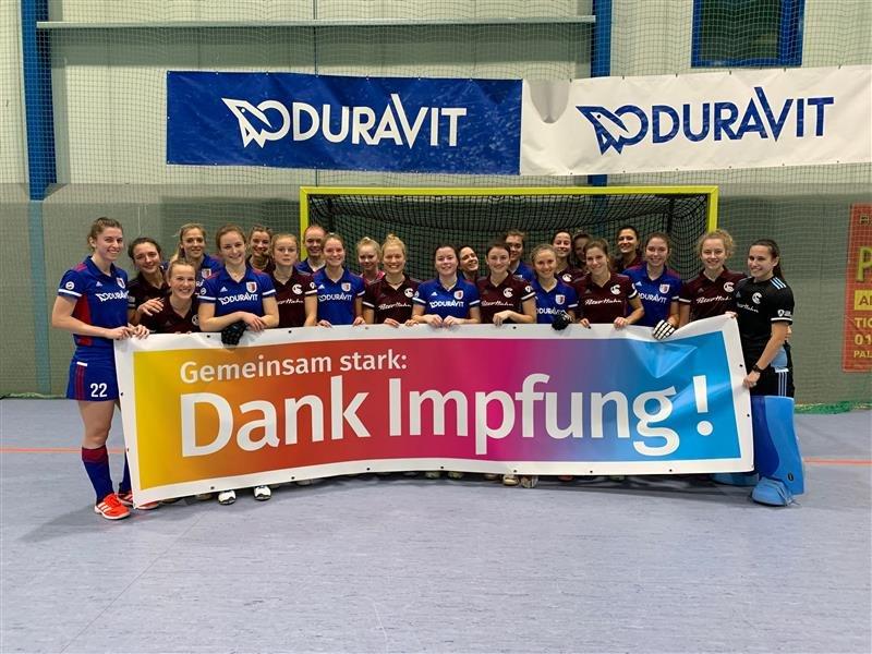 Towards the end of the year we want to put the focus on the vaccination against Covid-19. Only because of the vaccination (🇩🇪Impfung) we can currently do our #hockey sport.

#eckeschusspieks
#gemeinsamstark
#vaccinatedtowin
#zusammengegencorona 

📸 @DirkMarkgraf