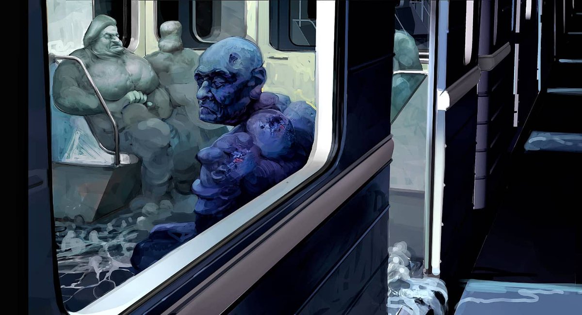 2019 pic i never finished.  
Pandemic first impressions