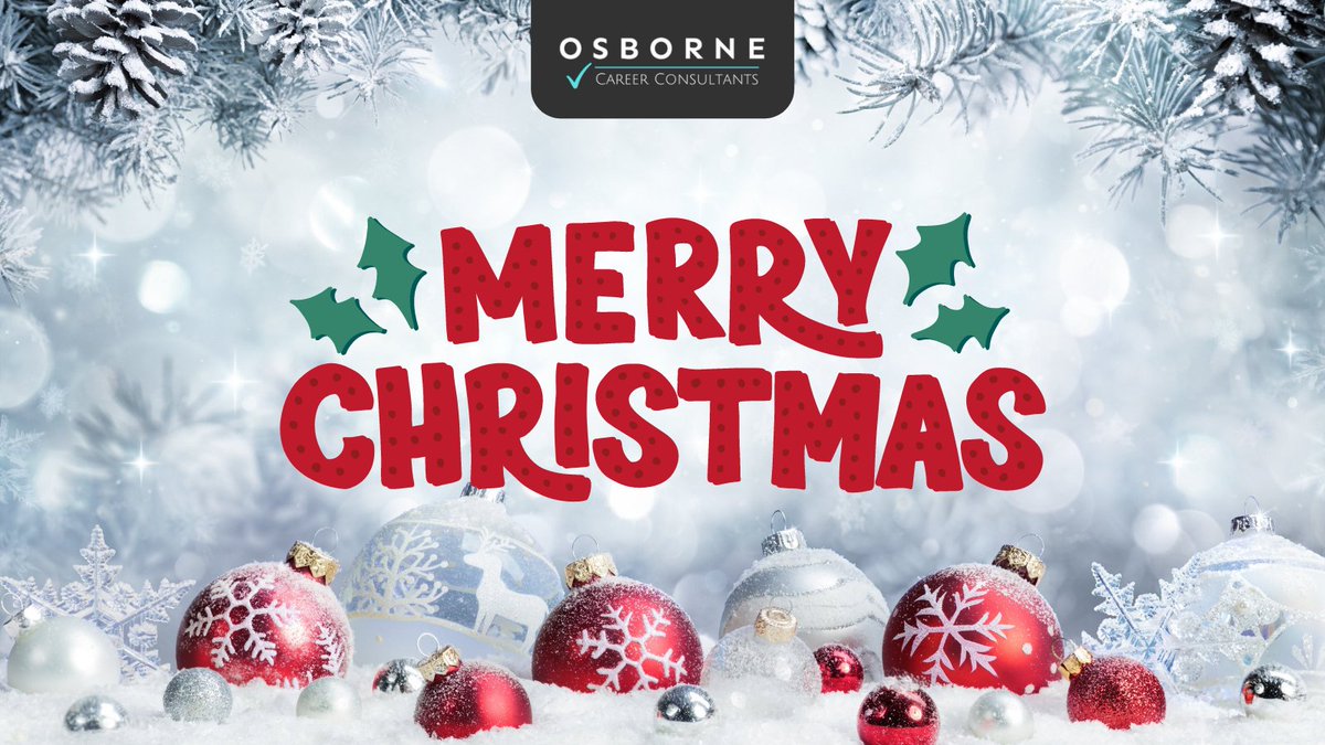 OsborneCareer's tweet photo. Wishing everyone a very Happy Christmas from the entire Osborne Team💙

We hope you all have a great day and enjoy the festivities! 🎄🎁 https://t.co/znutuHio9P