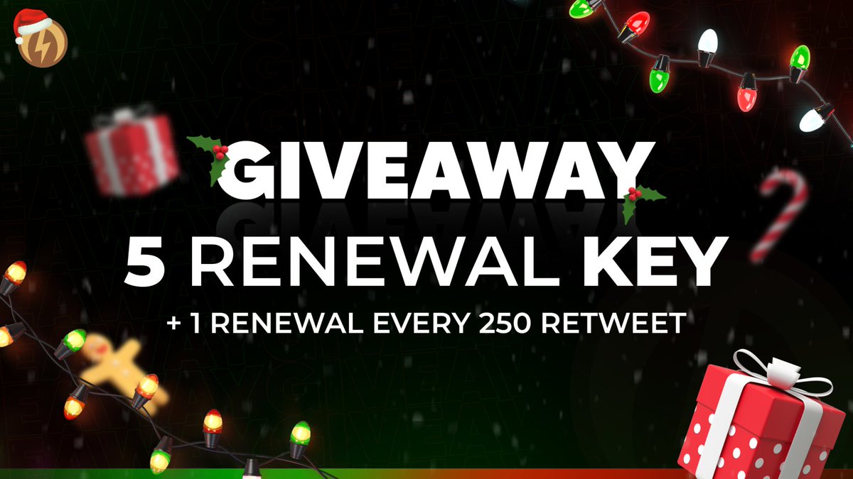 caffeine_ext's tweet image. ☕️ XMAS Giveaway, Restock Step #1 ⚡️

🎁 We are giving away 5 Renewals 🔑🎁
Additionally, every 250 retweets we will add a Renewal key to this Giveaway 😲

To place a valid entry:
Follow us ✅
Like 💟
Retweet 🔄