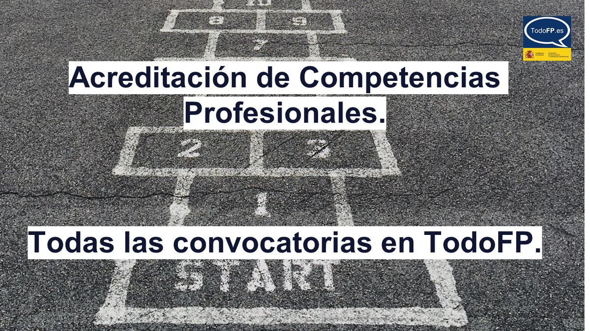 todofp's tweet photo. 📢Acreditación de Competencias Profesionales. Todas las convocatorias en TodoFP. 
🔎https://t.co/RK2YncrRdp

#EstudiaFP #ConvocatoriasFP #ConvocatoriasPEAC  #TodoFP https://t.co/LVfGtkJKFH