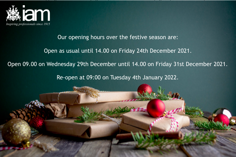 Team IAM would like to thank you for your ongoing loyalty during 2021 and beyond.

Wishing you a happy holiday season.