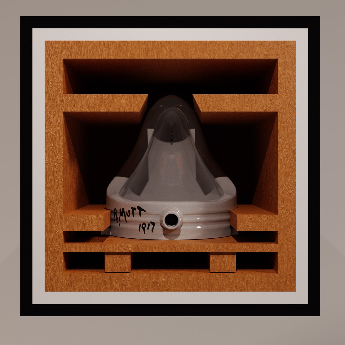 Neodeadartist's tweet photo. New project.
' N . D . A '
(Neo Dead Artist) Limited to 100 different pieces
Looking at #Nfts work reminds me of Marcel Duchamp's "Fountain" in 1917. Just as the concept of art was expanded through this work, "nft" will usher in a new era. https://t.co/HJ50qAC10A