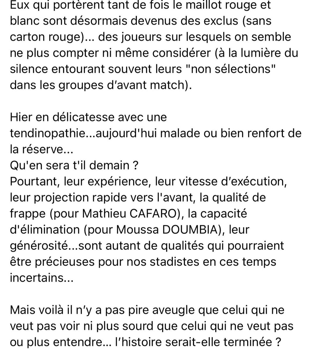 reimsvdt's tweet image. 🔴⚪️ Le coup de gueule de @Johniduo1 🤬

➡️ Mais où sont passés les soldats CAFARO et DOUMBIA ?