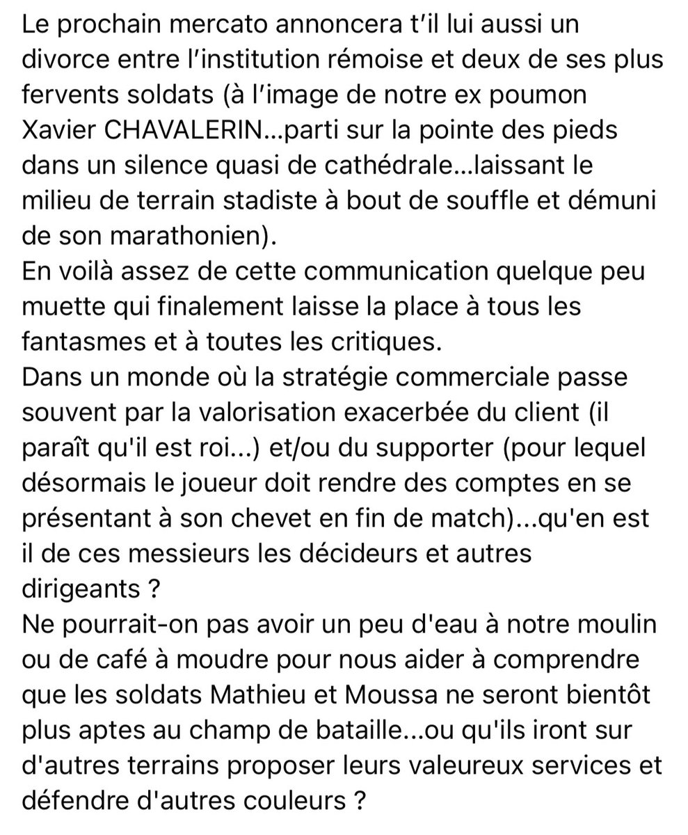reimsvdt's tweet image. 🔴⚪️ Le coup de gueule de @Johniduo1 🤬

➡️ Mais où sont passés les soldats CAFARO et DOUMBIA ?